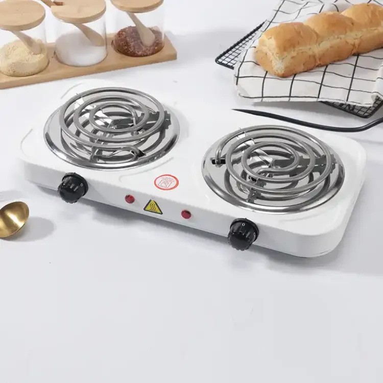Double Burner Electric Hot Plate Stove