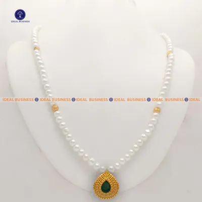 Moti stone deals necklace