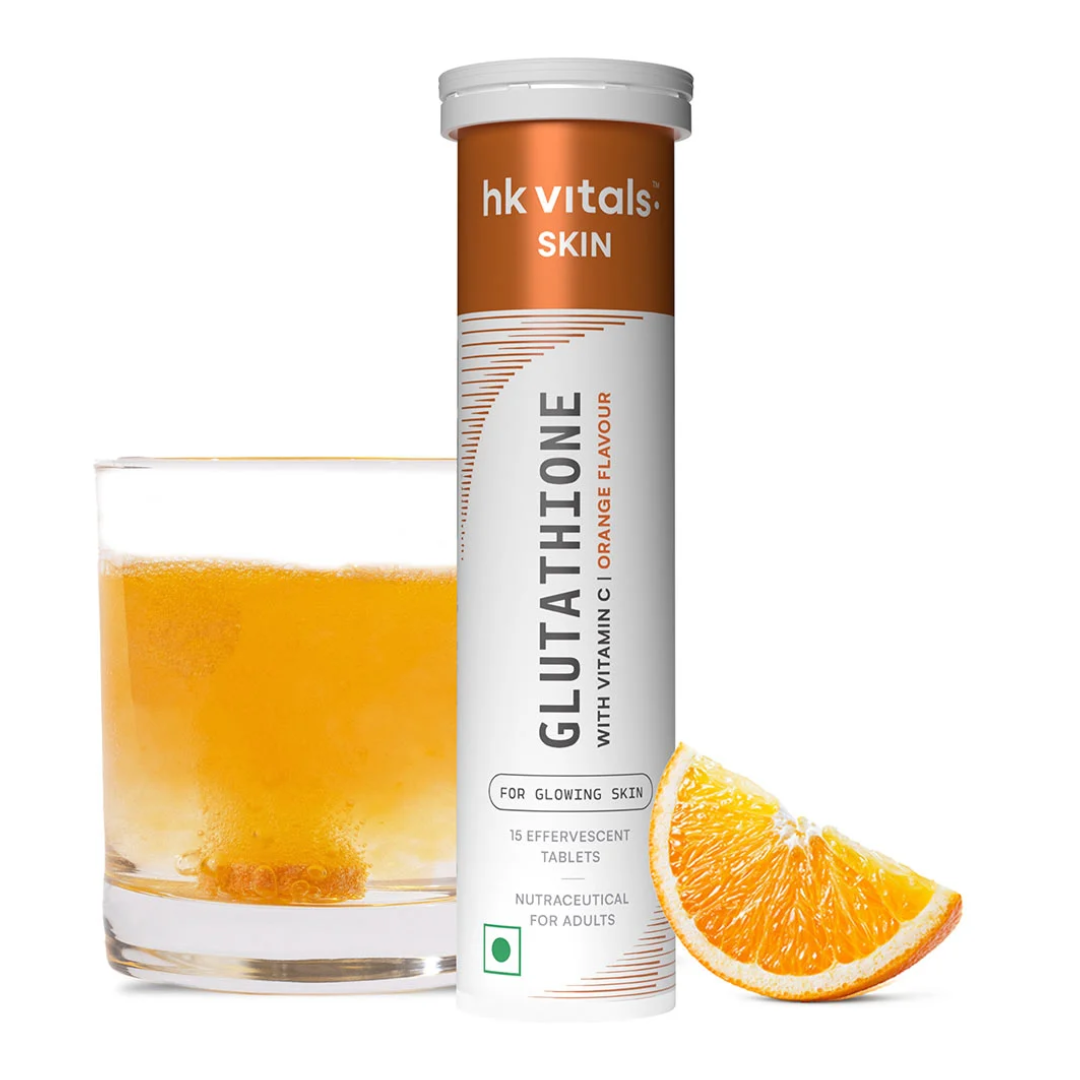 HK Vitals Glutathione 15 Effervescent Tablets L-Glutathione Tablets with  Vitamin C & E for Skin Glow & Hydration No Added Sugar | Daraz.com.np