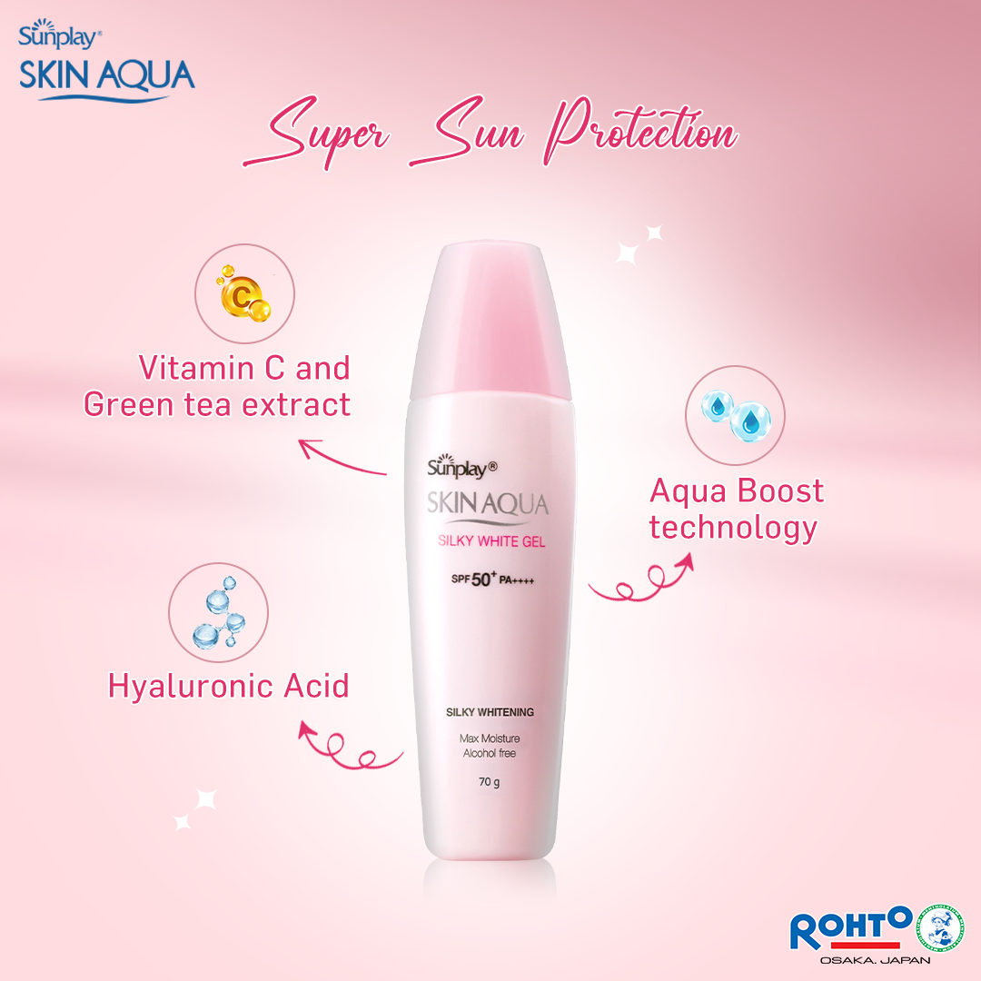 skin aqua silky white gel review