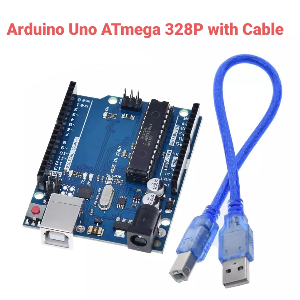 Arduino UNO R3 Development Board ATmega328P With Programming USB Cable ...