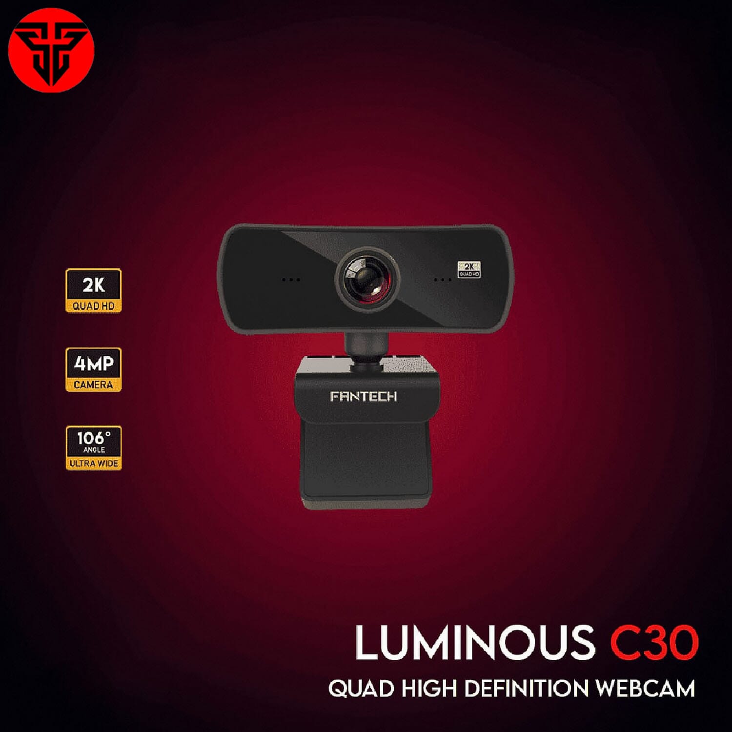 fantech luminous c30 quad high definition webcam