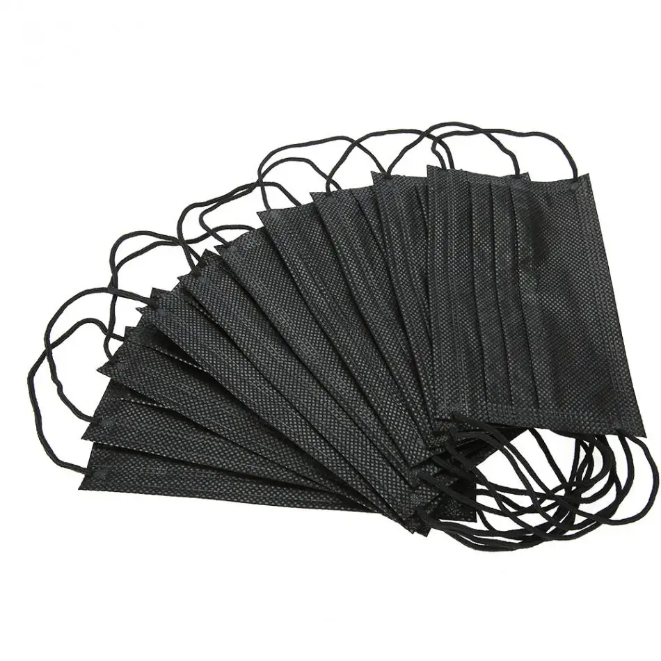 Black Disposable Face Mask 50 Pcs