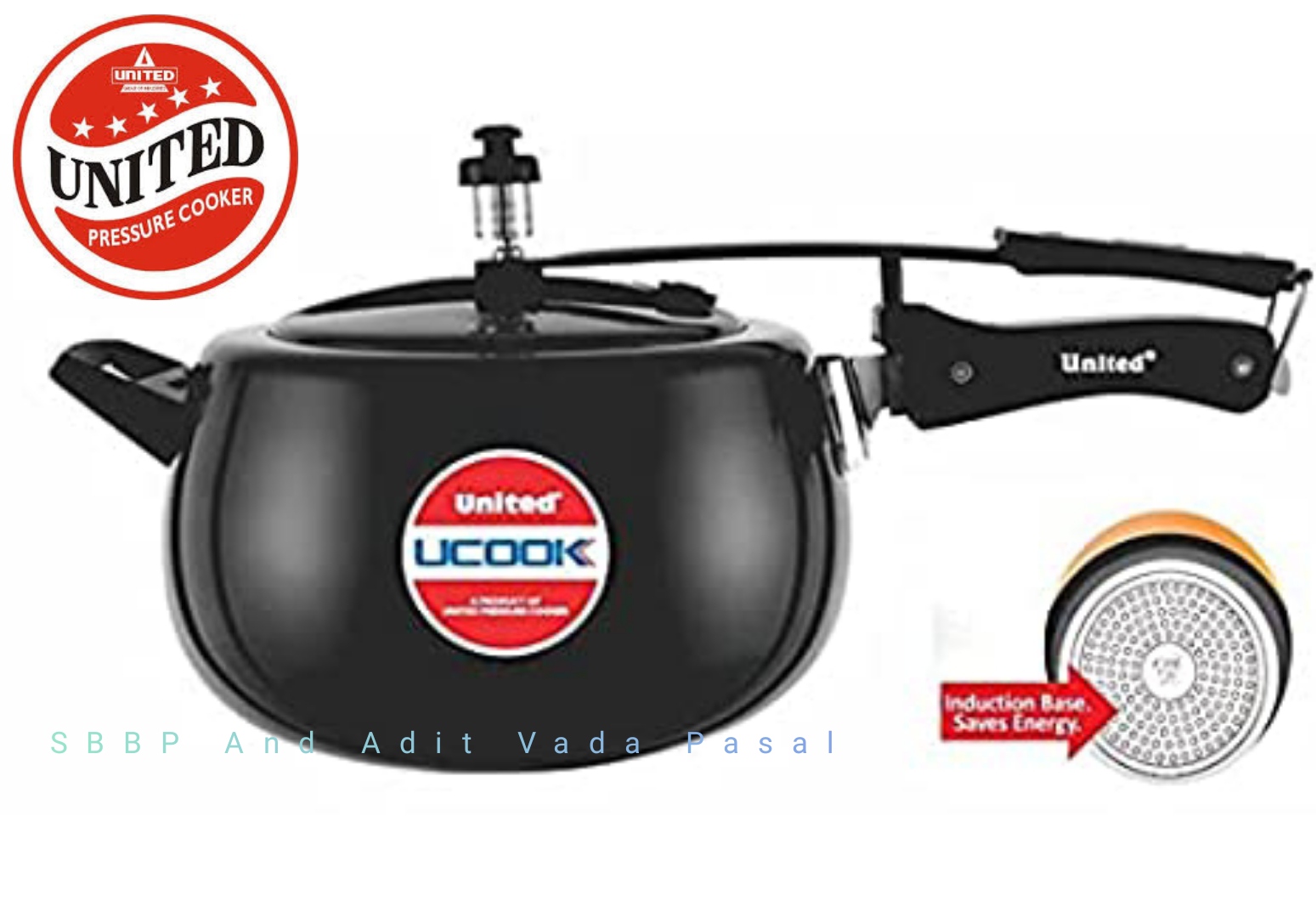 United Pressure Cooker Induction Magic Black Litre vlr.eng.br
