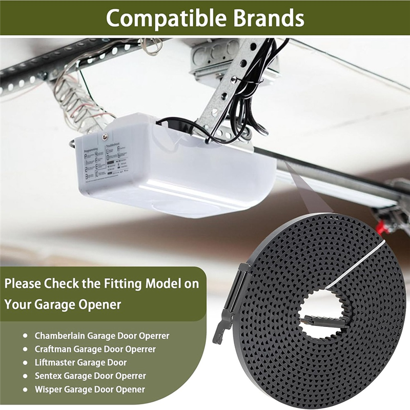 041A5250 Drive Belt 237 Inch for 7FT Garage Door, Garage Door