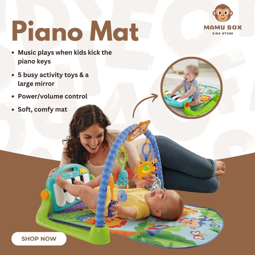 Musical Baby Play Mat with Lights and Hanging Toys Educational and Interactive Baby Gym Toy Daraz .np