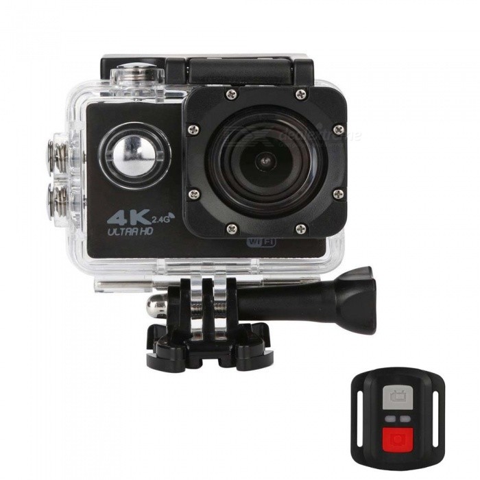4K Wi-Fi 2.4G Ultra HD Waterproof Sport Camera with Remote Control 4K Ultra Hd Action Camera Wifi 1080P 60Fps 16Mp 2.0 Inch Dual Screen