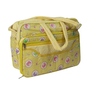 Portable Baby Maternity Bag For Stroller Travel Ny Infant Clothes Bottle Holder Multi Utility Diaper Mother Yellow