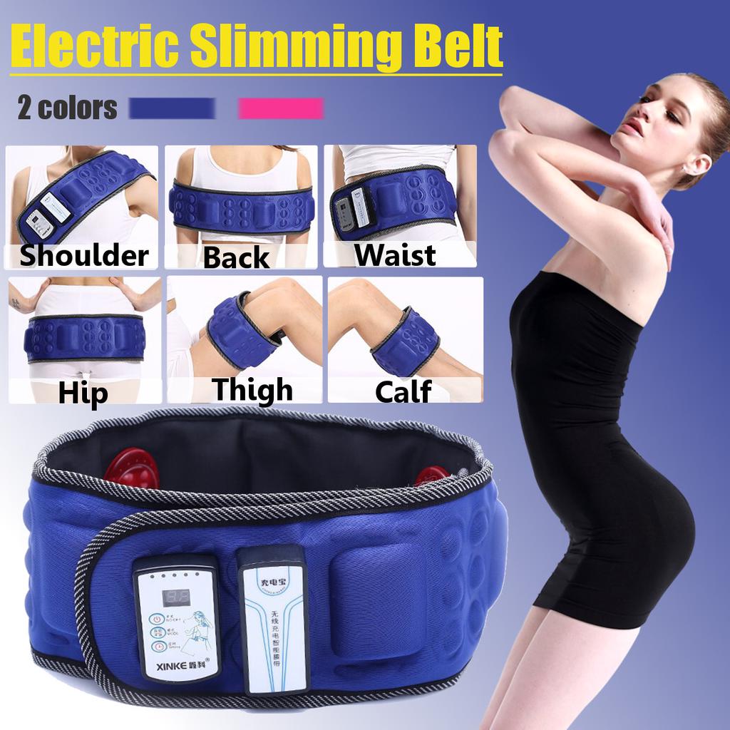 Heating Vibration Belt Weight Loss Waist Fat Belly Fat Massager 