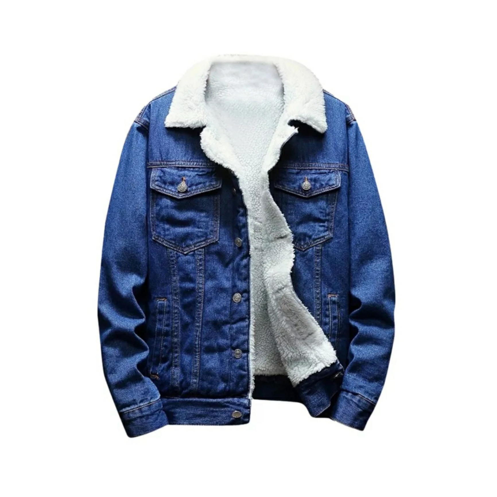 denim warm jacket