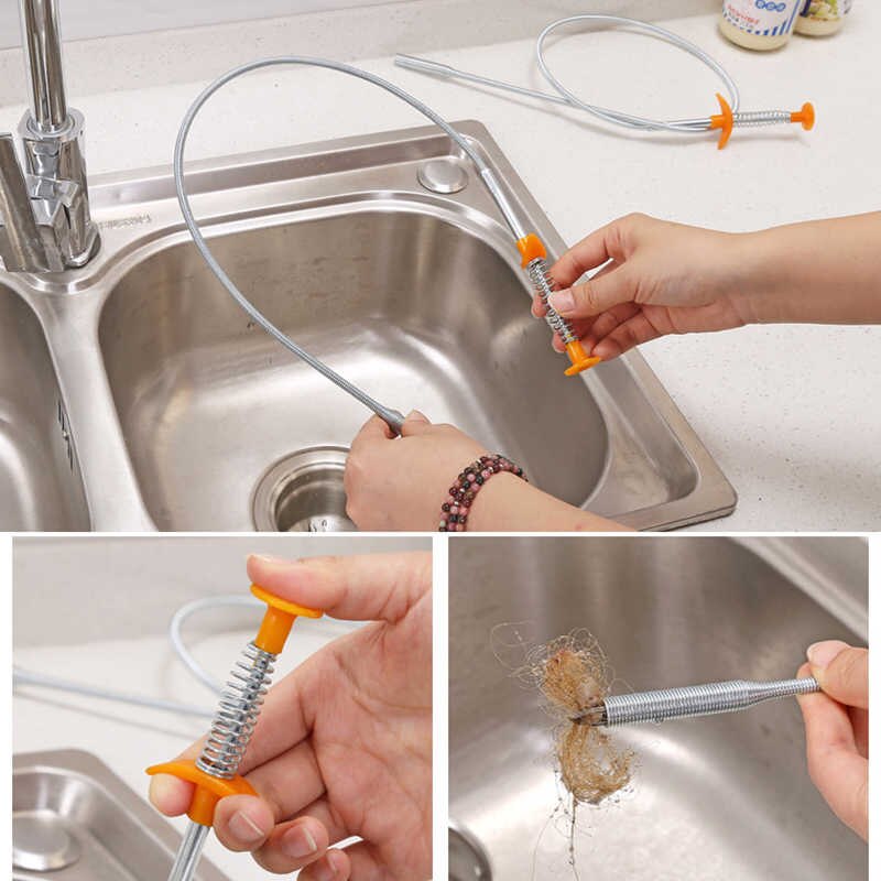 60cm Pick-Up Tool 4Claw LongReach Flexible Spring Grip Narrow Bend Curve GrabbKH