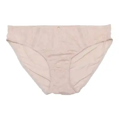 Beige Color Soft Cotton Side Lacy Underwear For Women