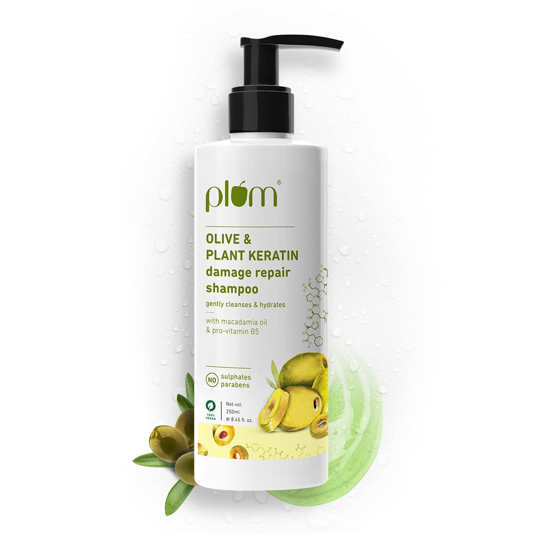 Plum Olive & Plant Keratin Damage Repair Shampoo 250ml