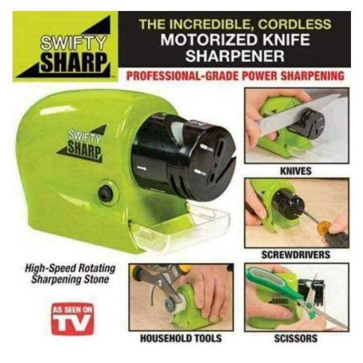Swifty Sharp Cordless Motorized Knife Blade Sharpener | Daraz.com.np