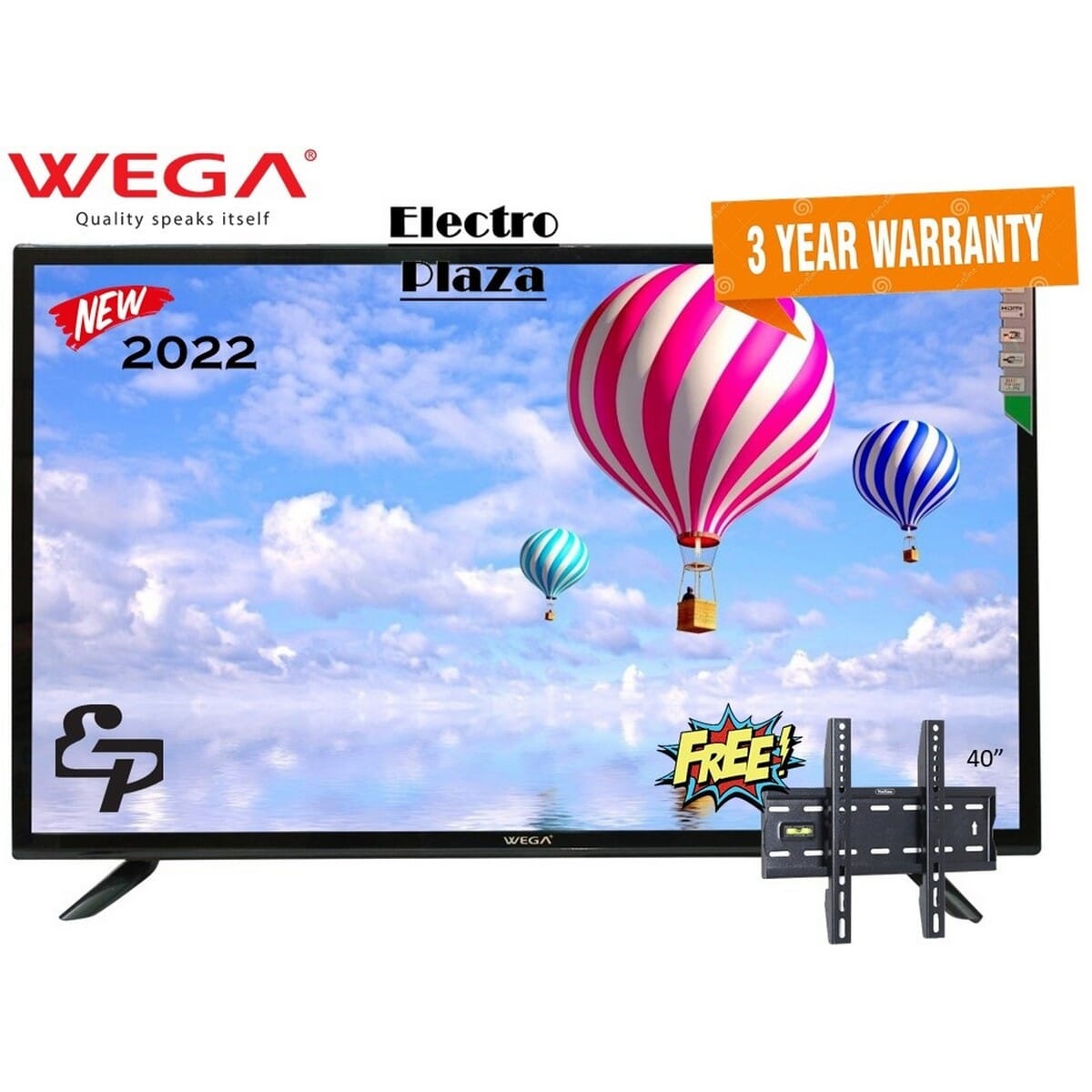 EP NEW 2022 WEGA 40" Smart FHD LED TV