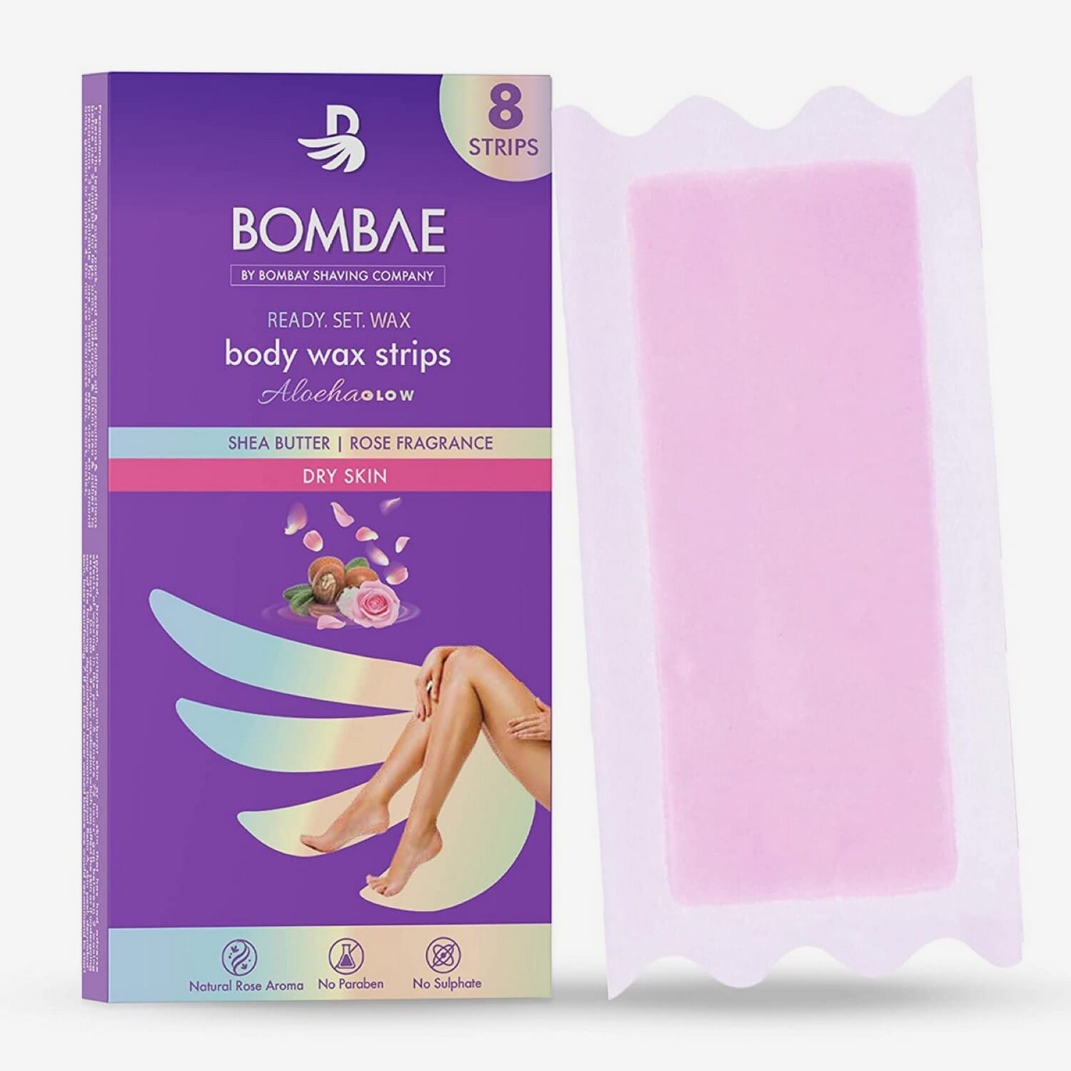 Bombay Shaving Company Hair Wax Strips 8+2 Dry