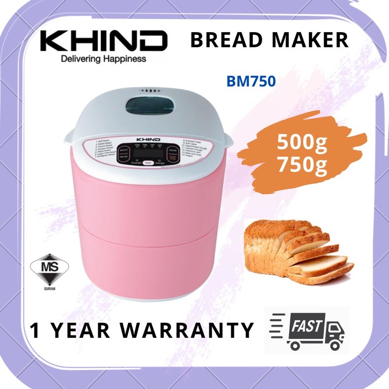 khind bm750 bread maker