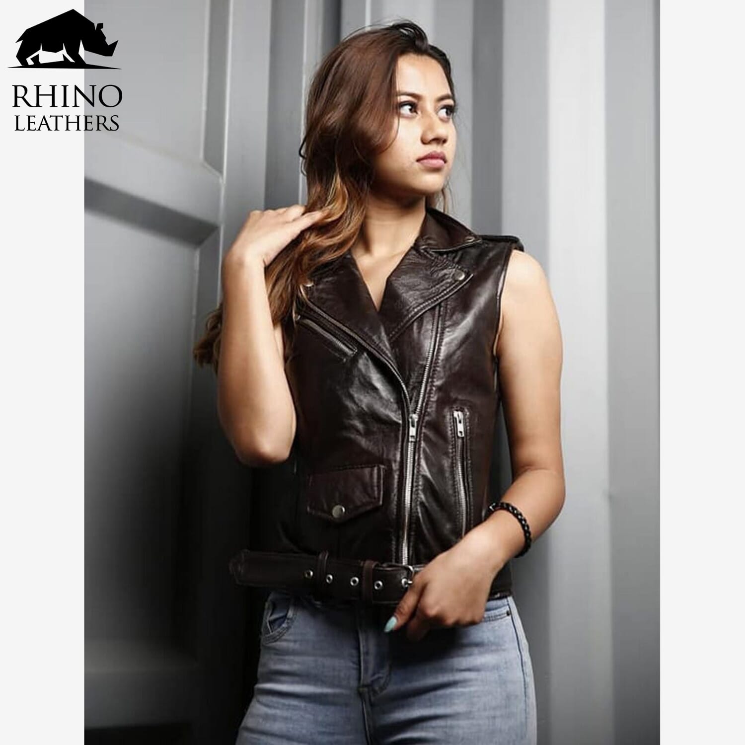 Rhino on sale leather vest