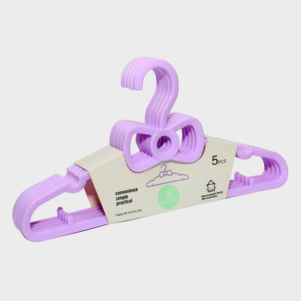 Plastic Clothes Hanger 5PCS Multi Use Hanger for Clothes small size