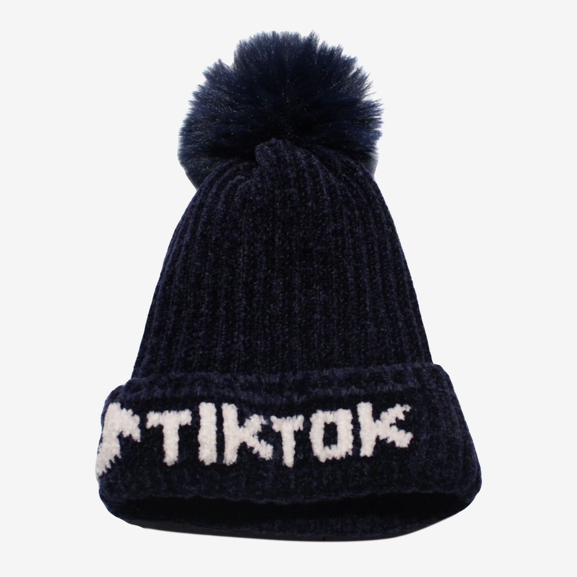 Black Knitted Beanie Tiktok Unisex Winter Cap