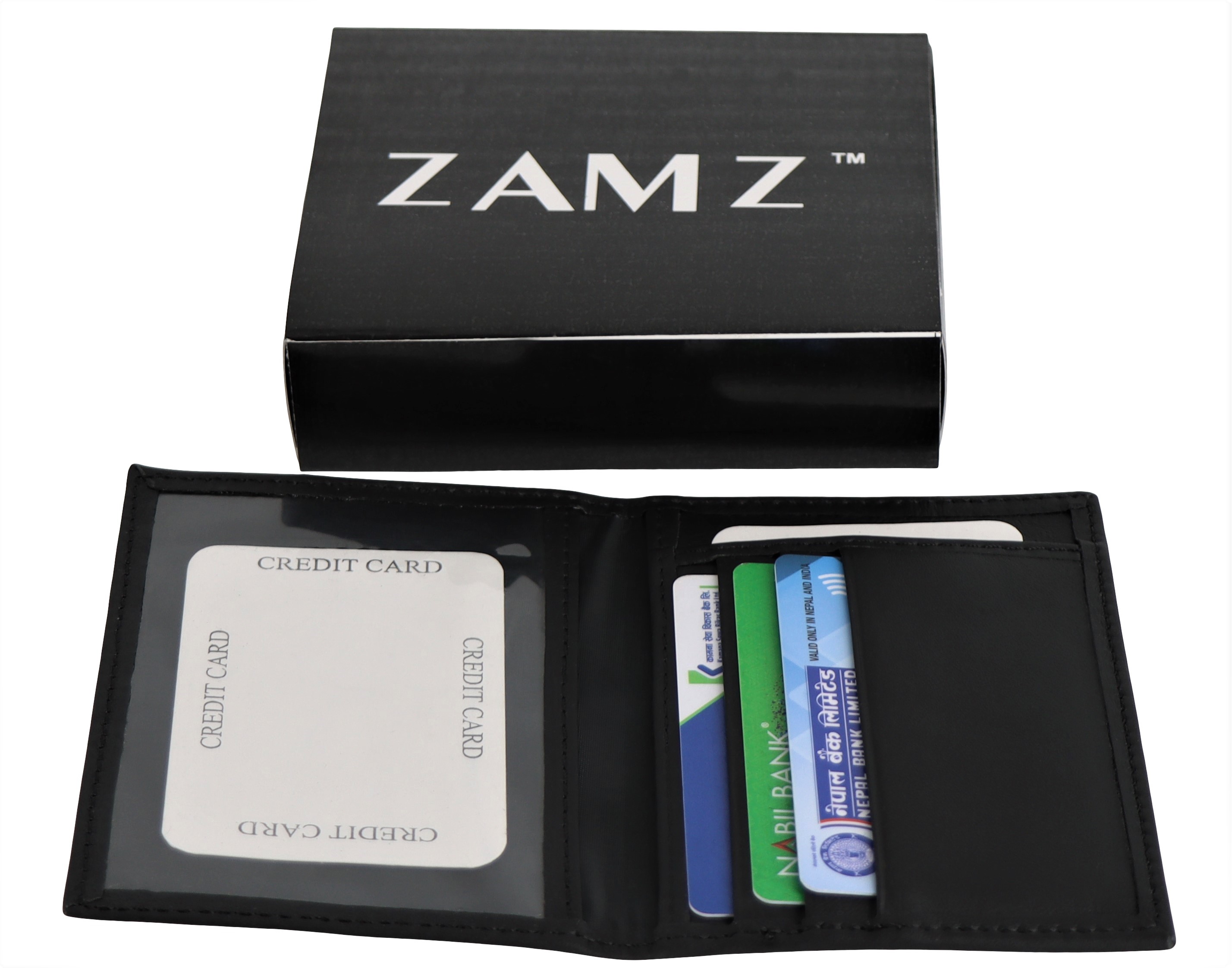 Zamz Genuine 100% Leather Card Holder Wallet