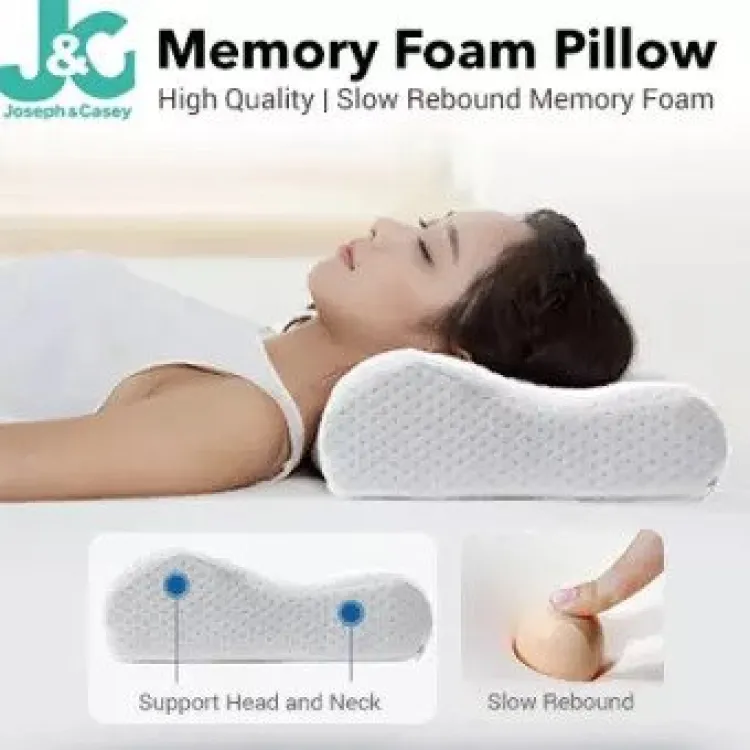 Pillow for snoring outlet and neck pain