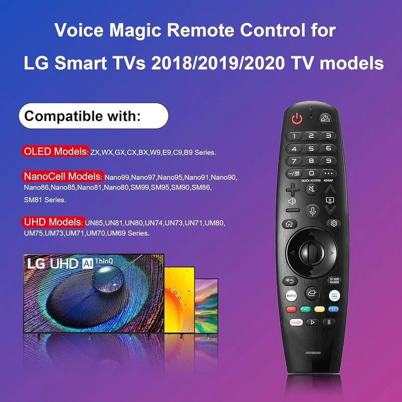NEW Magic voice remote control with voice pointer function for LG smart ...