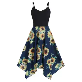 plus size sunflower dress