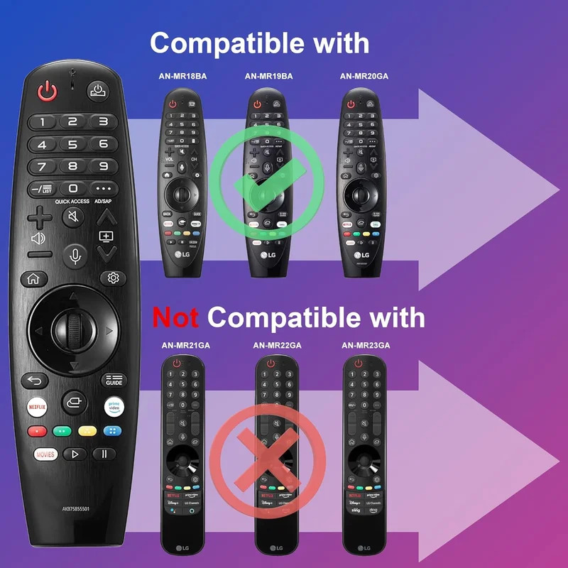 NEW Magic voice remote control with voice pointer function for LG smart ...