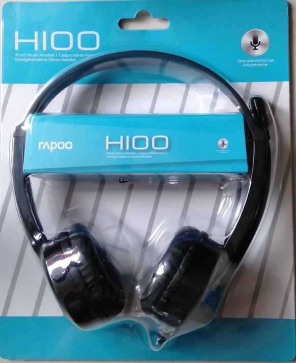 Rapoo H100 Wired Stereo Headset / Rapoo Wired Headphone: Buy Online at Best  Prices in Nepal | Daraz.com.np