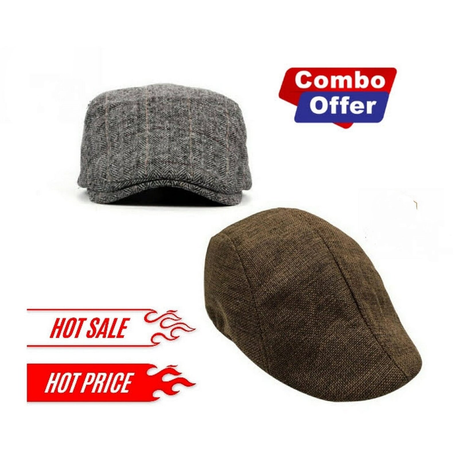 Baburam Men Flat Cap Cotton Soft