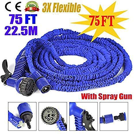 75-Feet The Incredible Expanding Magical Hose Pipe With Spray Gun ...