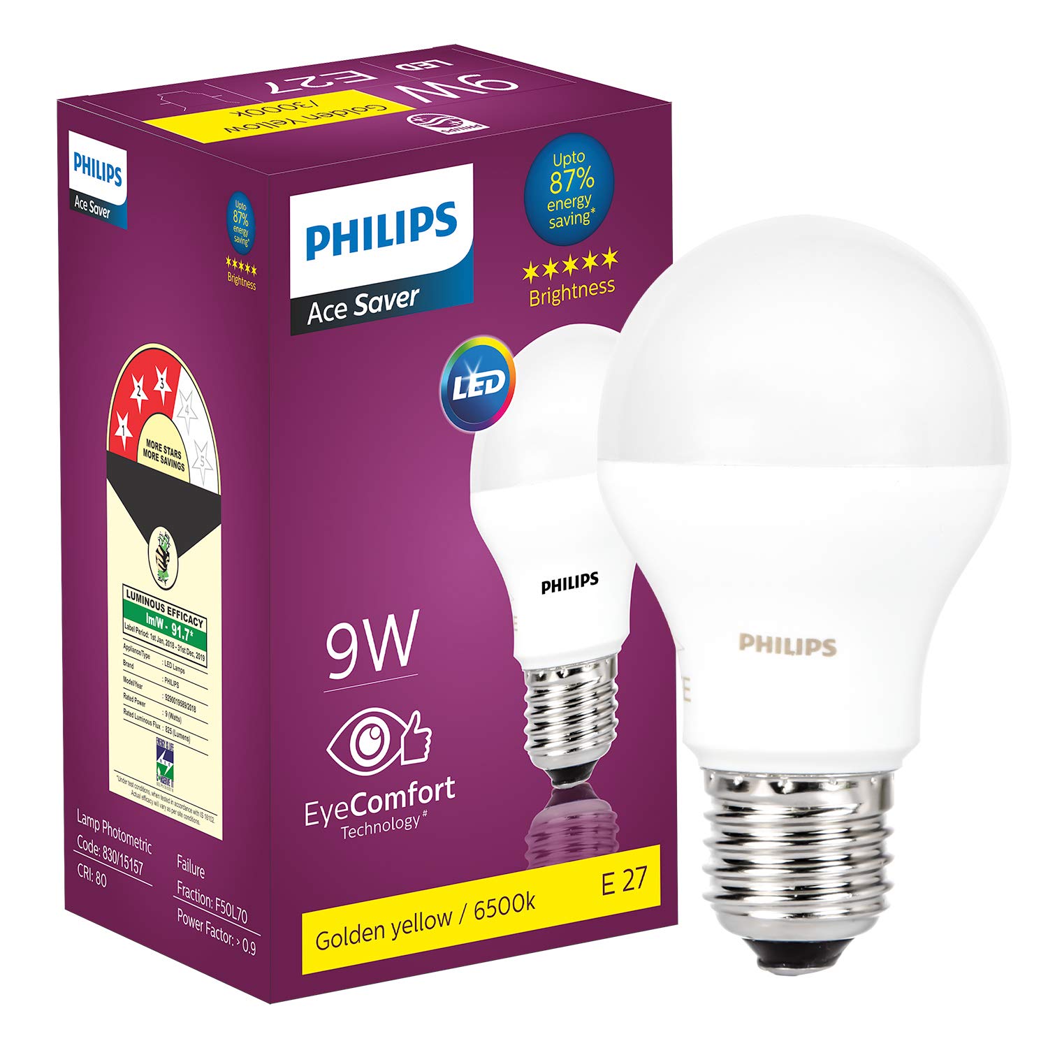 philips rechargeable bulb 9 watt