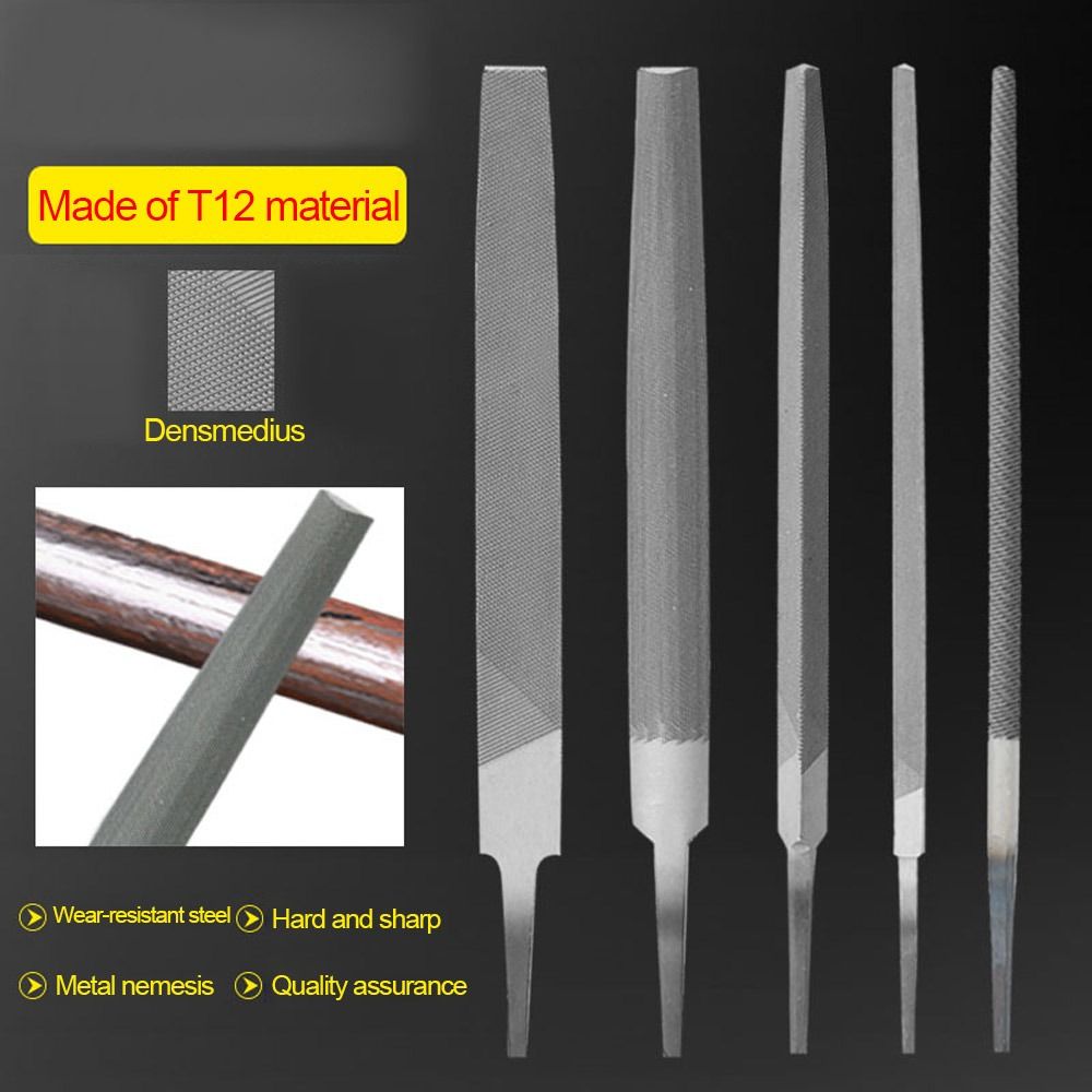 Durable Steel Steel Files 6/8 Inch Middle Tooth Hand File Straightening ...