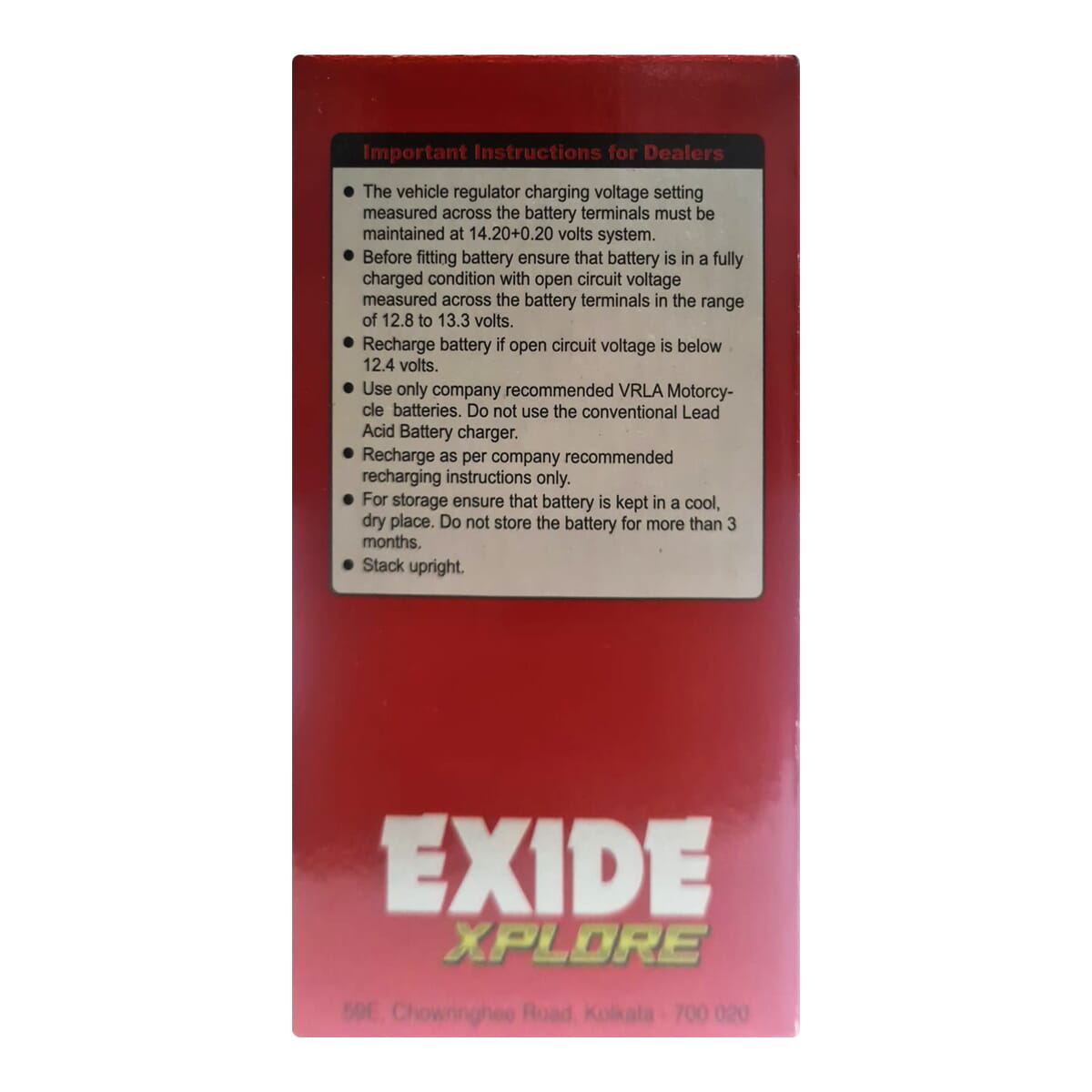 Exide Battery For Royal Enfield Classic 500 Exide Battery 44Ah