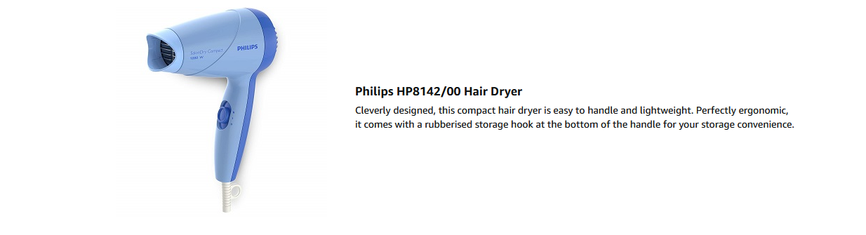Philips hair dryer hp8142 sales