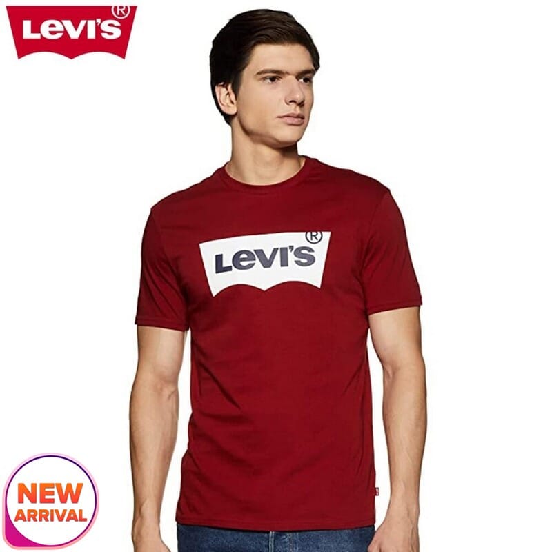 levis maroon t shirt