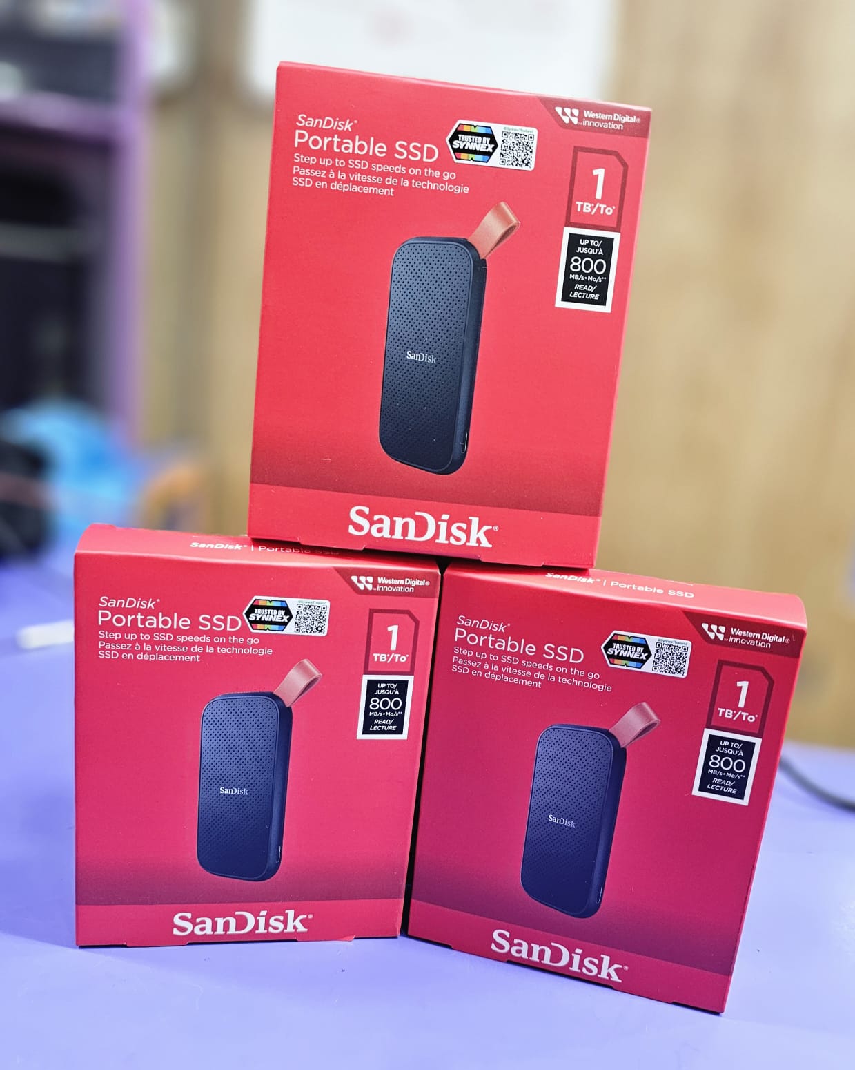 SanDisk Portable SSD 1 TB, 800MB/s USBC, USB 3.2