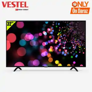 Black 32inch Real One Android Smart LED TV, IPS