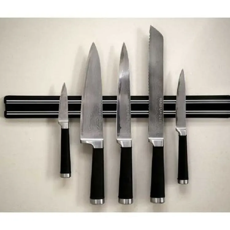 16 Inch Black Wood Knife Magnetic Strip Use As Magnetic Knife