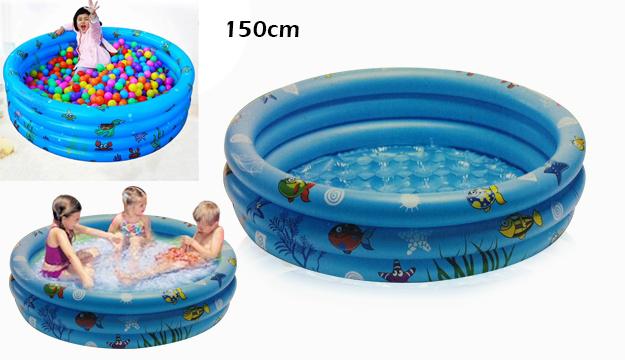 Baby Kids Swimming Pool Inflatable Tub Toddler Water Fun Round Bath Pool Toy