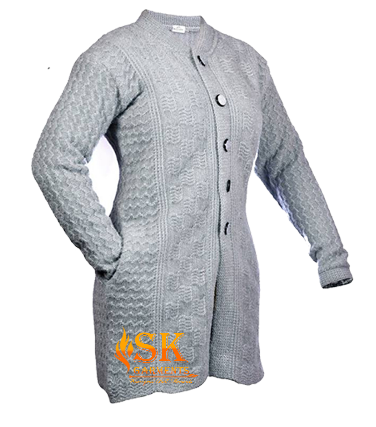 Ladies woolen long on sale sweater