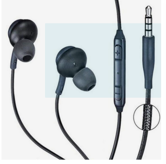 Black Super Bass Earphone With Mic