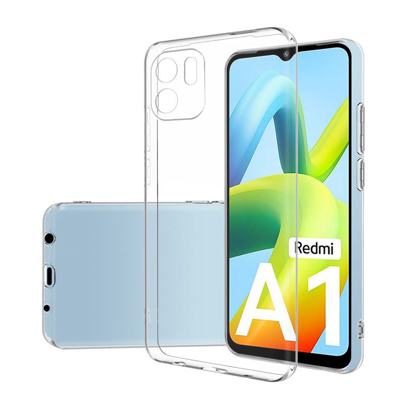 Cover Compatibile con Xiaomi Redmi A1 / A2 4G con Cordino,Custodia con Cordino Silicone Cover,Protezione Fotocamera,360°Anello Supporto,Porta Carte,Rosso