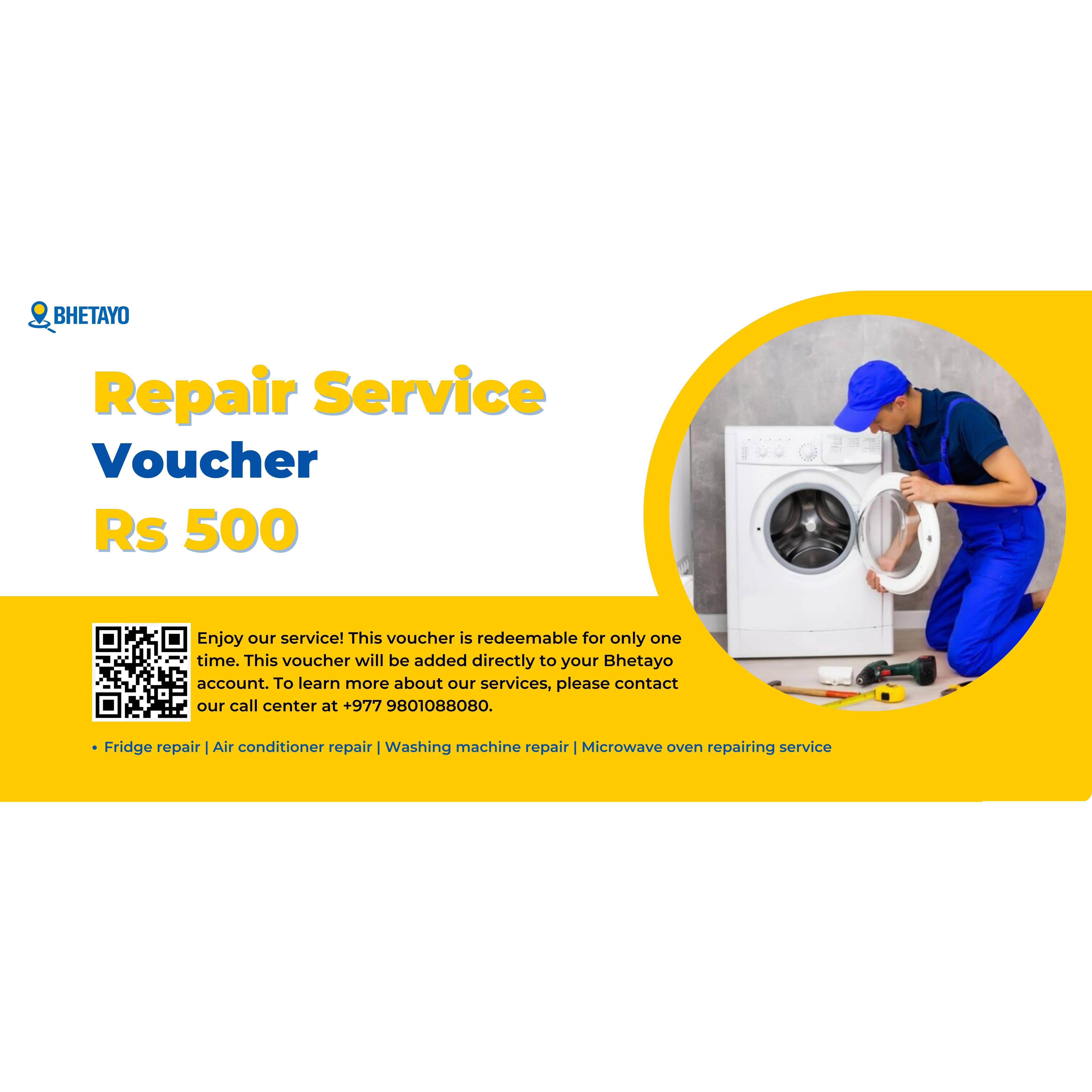 Repair voucher discount