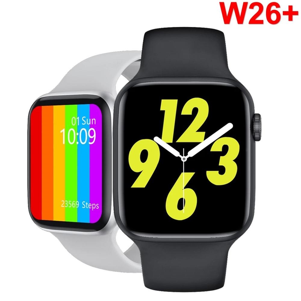 Smart Watch W26 Plus (W26+) IP68 Waterproof Men Women Smart Watch Scroll  Button Control 1.75 inch full touch screen Series 6 Bluetooth Call Heart  Rate Blood Pressure Pedometer Smartwatch: Buy Online at