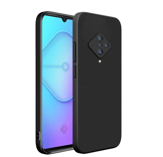 Vivo S1 Pro Camera Protection Soft liquid Silicone Back Case Cover