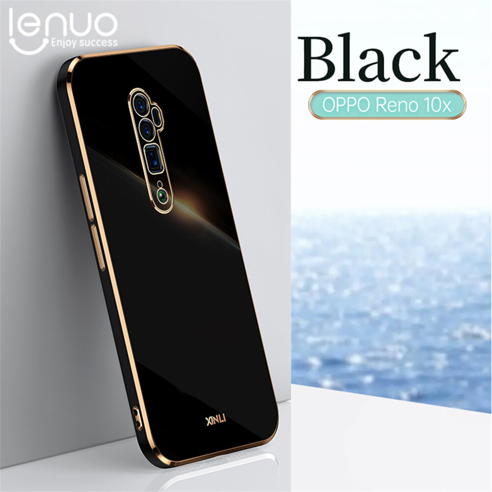 Lenuo For Oppo Reno 10x zoom Phone Case Shiny Bling Back Cover