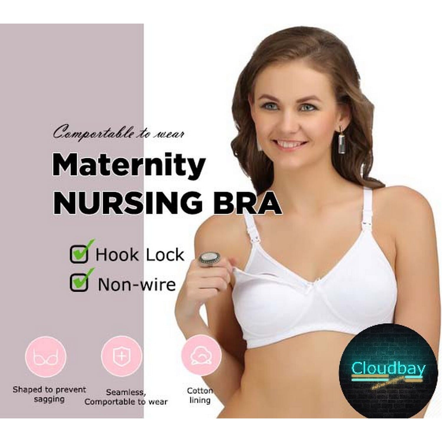Best Deals Online Details about M0thercare PINK NonWired NonPadded