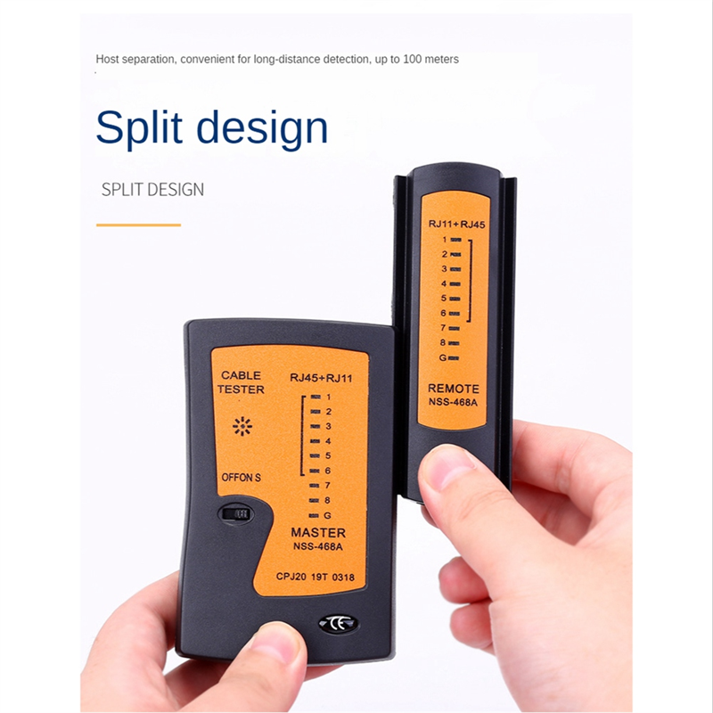 RJ45 Cable Lan Tester Network Cable Tester RJ45 RJ11 RJ12 CAT5 UTP LAN ...